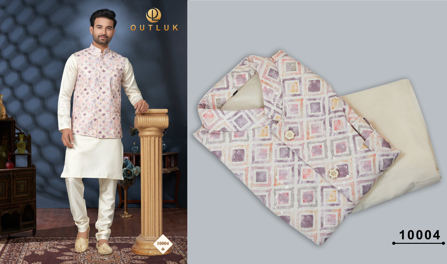 10004 Wedding Collection Vol 10 Outluk Mens Kurta Pyjama