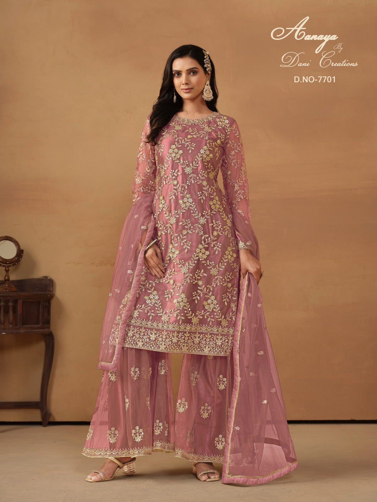 7701 Twisha Aanaya Vol 177 Dani Creation Unstitched Suits