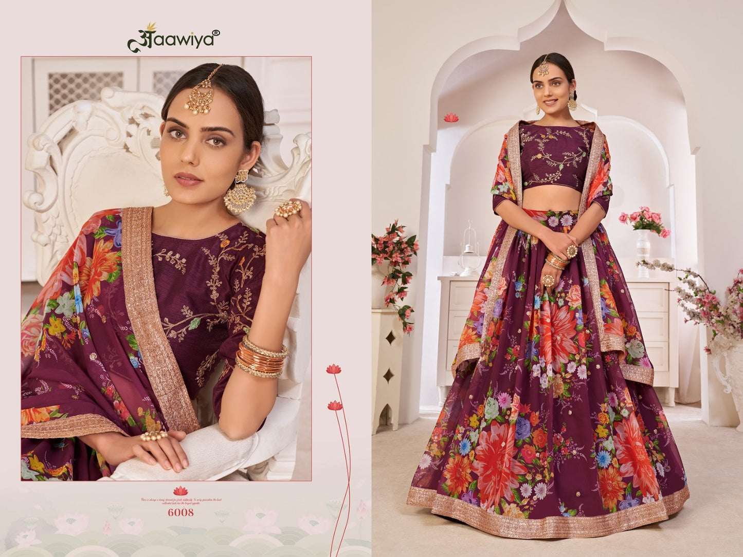 6008 Lotus Vol 1 Aawiya Lehenga Choli