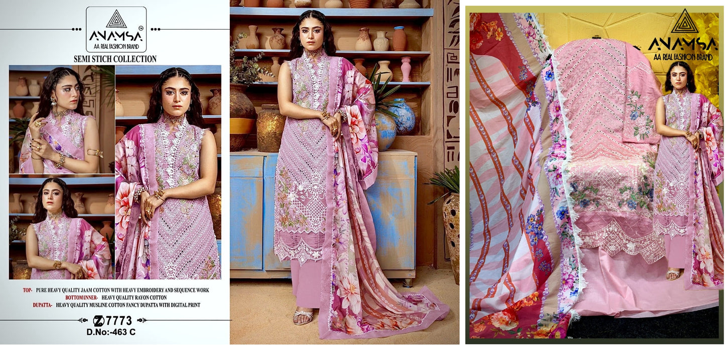 463C Anamsa Pakistani Salwar Suits