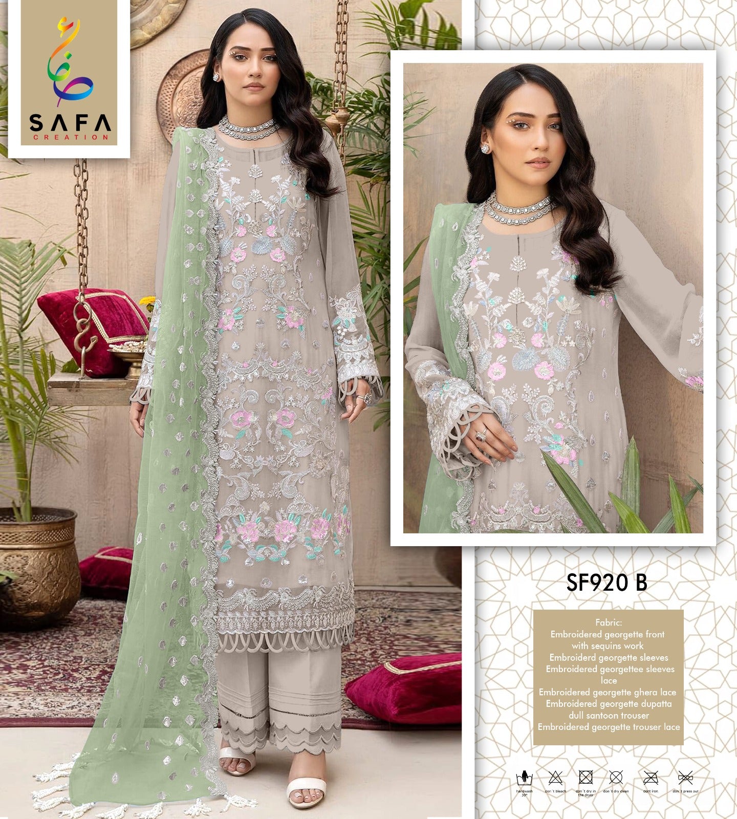 920B Safa Creation Pakistani Salwar Suits