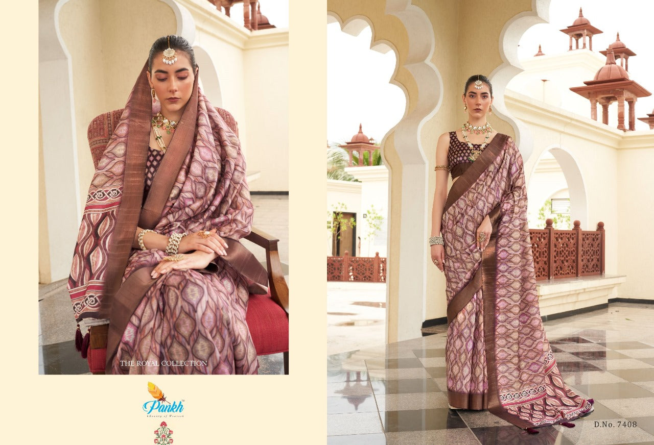 7408 Karvaah Vol 2 Pankh Sarees