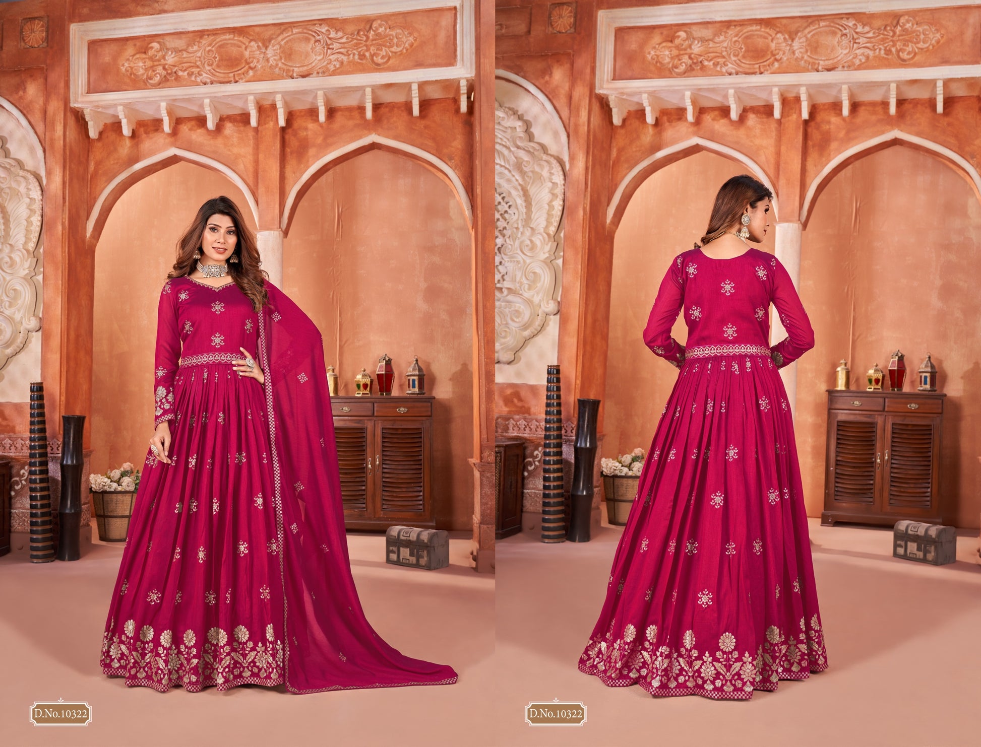 10322 Vol 32 Anjubaa Unstitched Suits