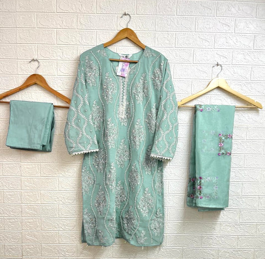 1327 Sky Laxuria Trendz Handwork Pakistani Readymade Suits