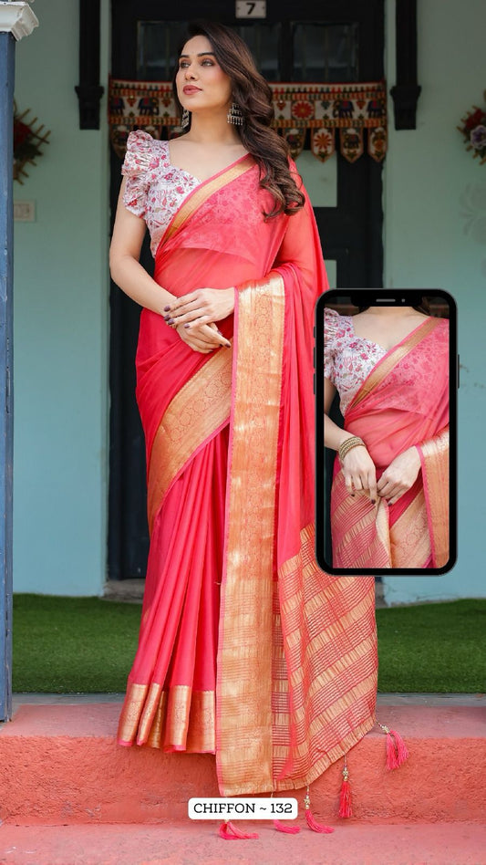 132 Almaari Chiffon Sarees