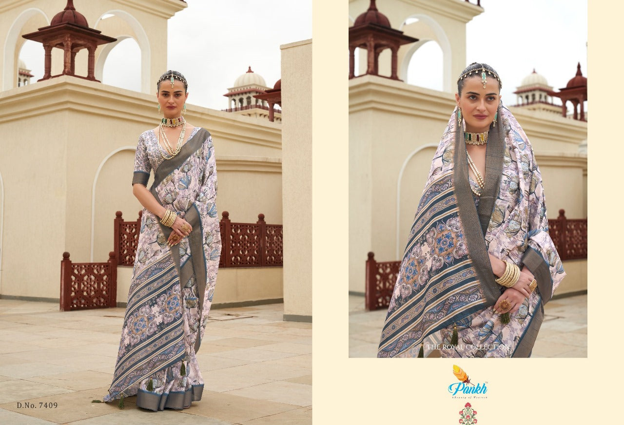 7409 Karvaah Vol 2 Pankh Sarees