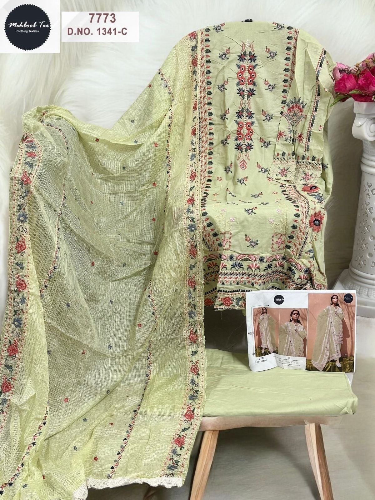 1341-C Mehboob Tex Cotton Pakistani Salwar Suits