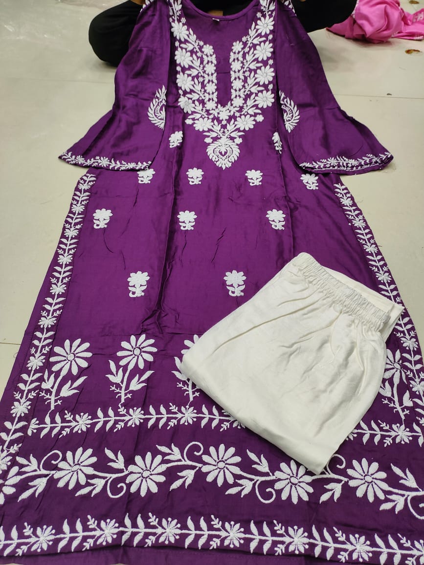 443-A Qubo Kurti Pant Set