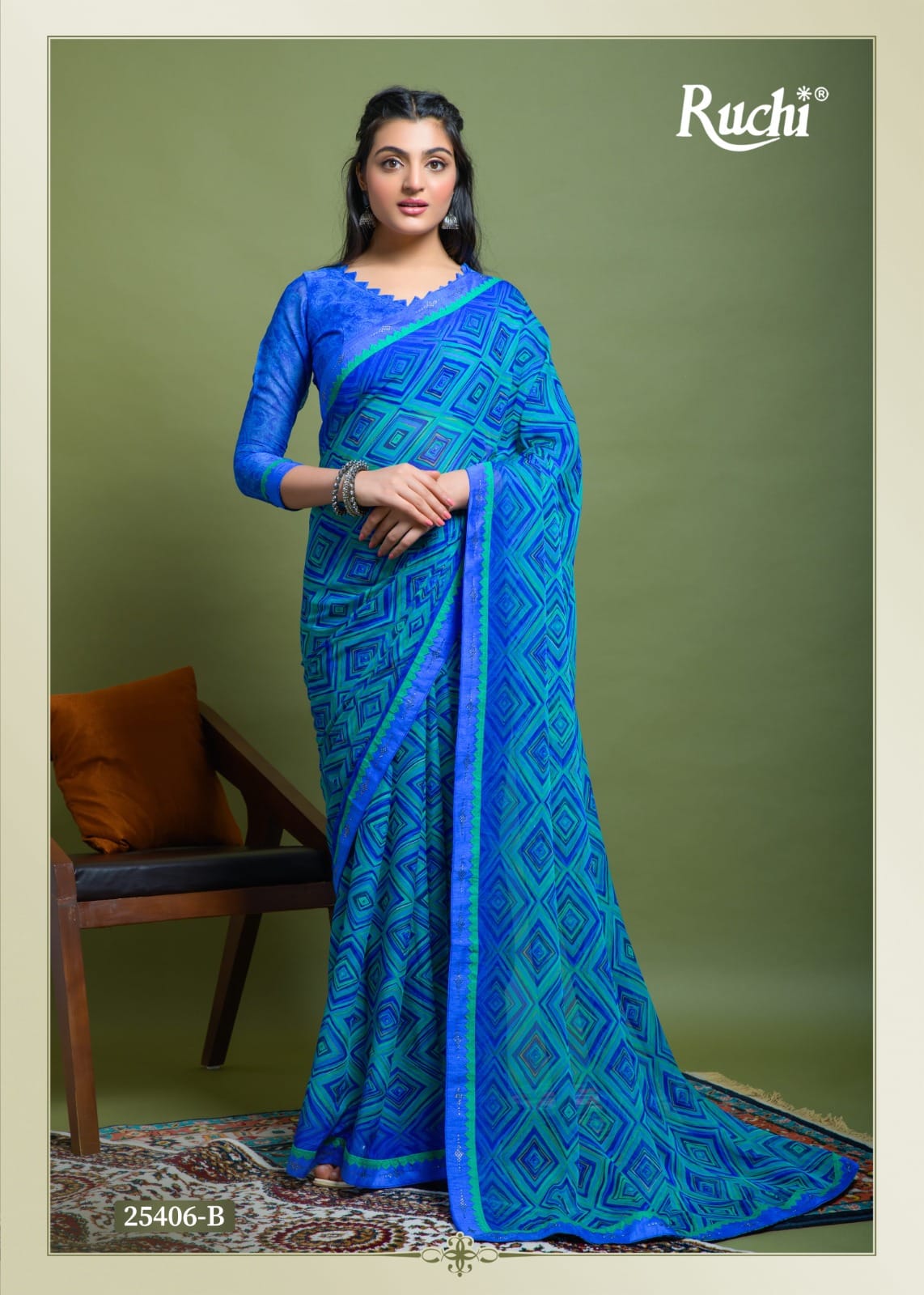 25406B Vanilla Vol 3 Ruchi Sarees