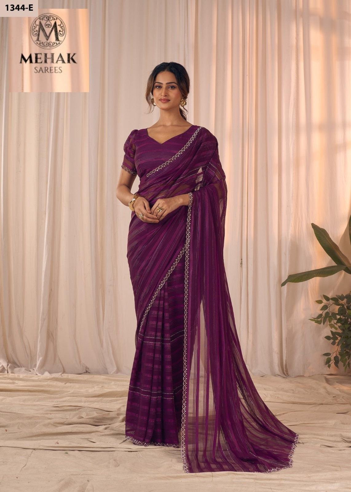 1344-E Mehak Georgette Sarees