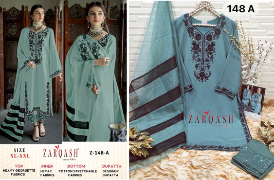 Z-148-A Zarqash Pakistani Readymade Suits