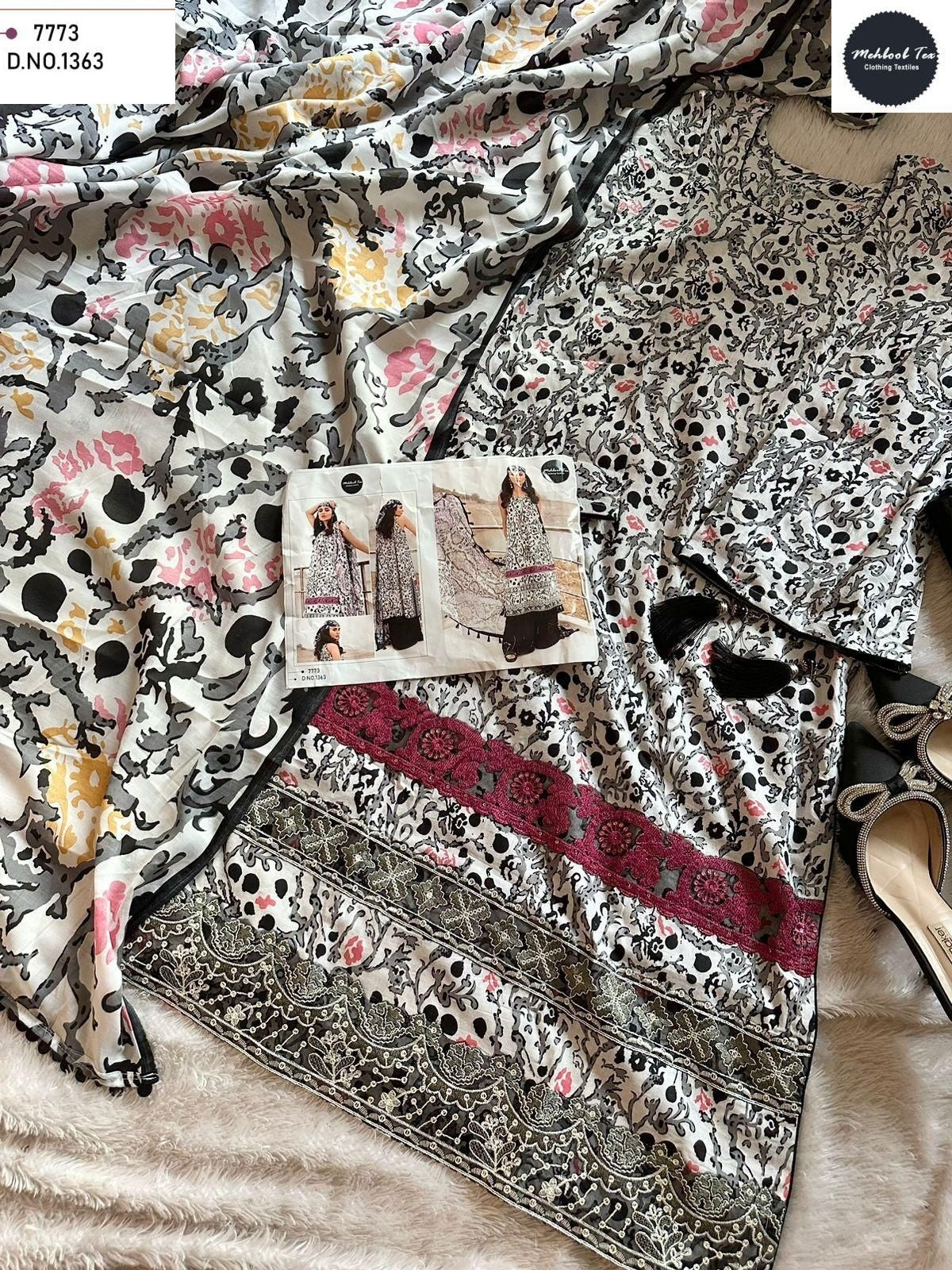 1363 Mehboob Tex Patch Pakistani Salwar Suits