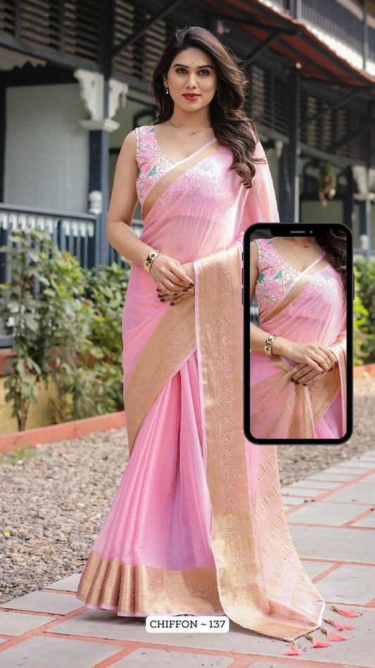 137 Almaari Chiffon Sarees