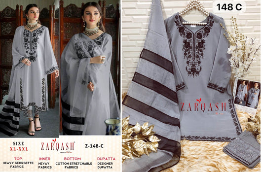Z-148-C Zarqash Pakistani Readymade Suits
