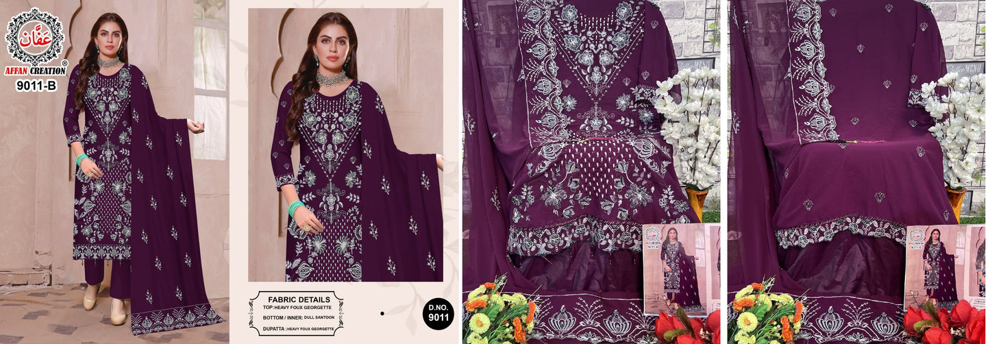 9011B Affan Creation Pakistani Salwar Suits