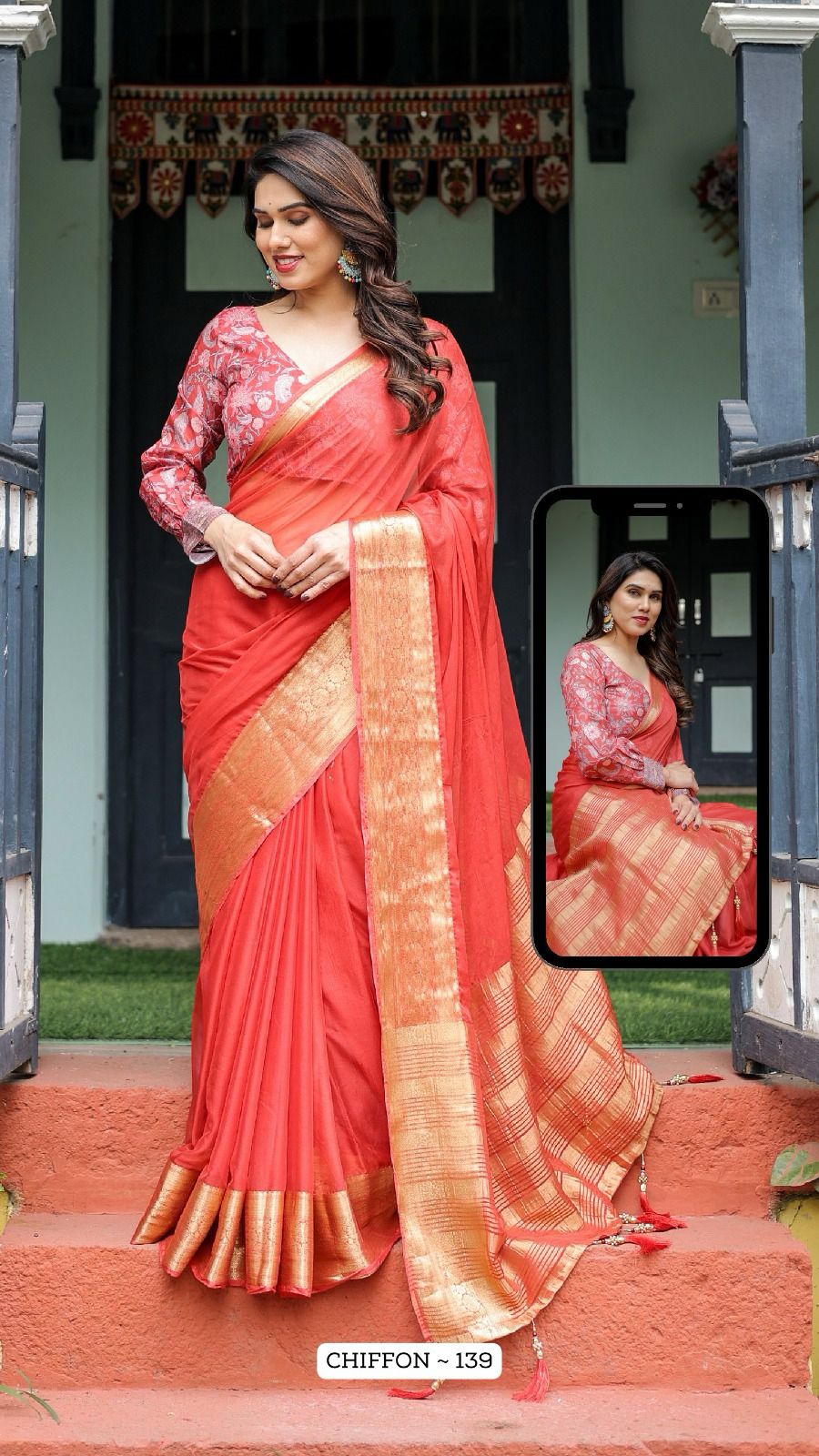 139 Almaari Chiffon Sarees
