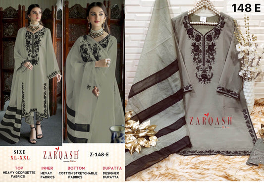 Z-148-E Zarqash Pakistani Readymade Suits