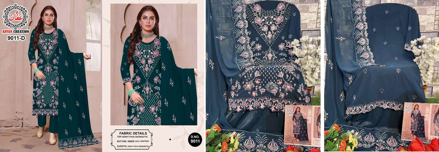 9011D Affan Creation Pakistani Salwar Suits