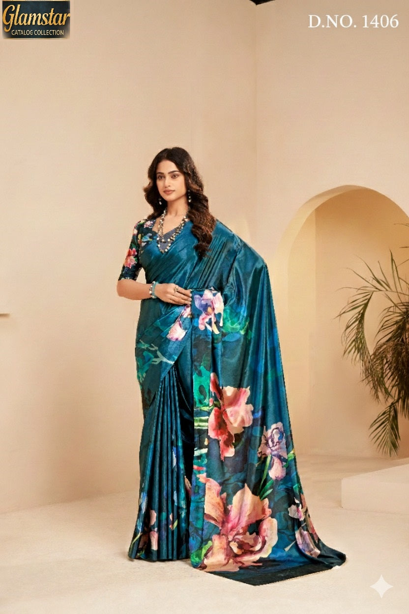 1406 Glamstar Hypnotex Malai Silk Sarees