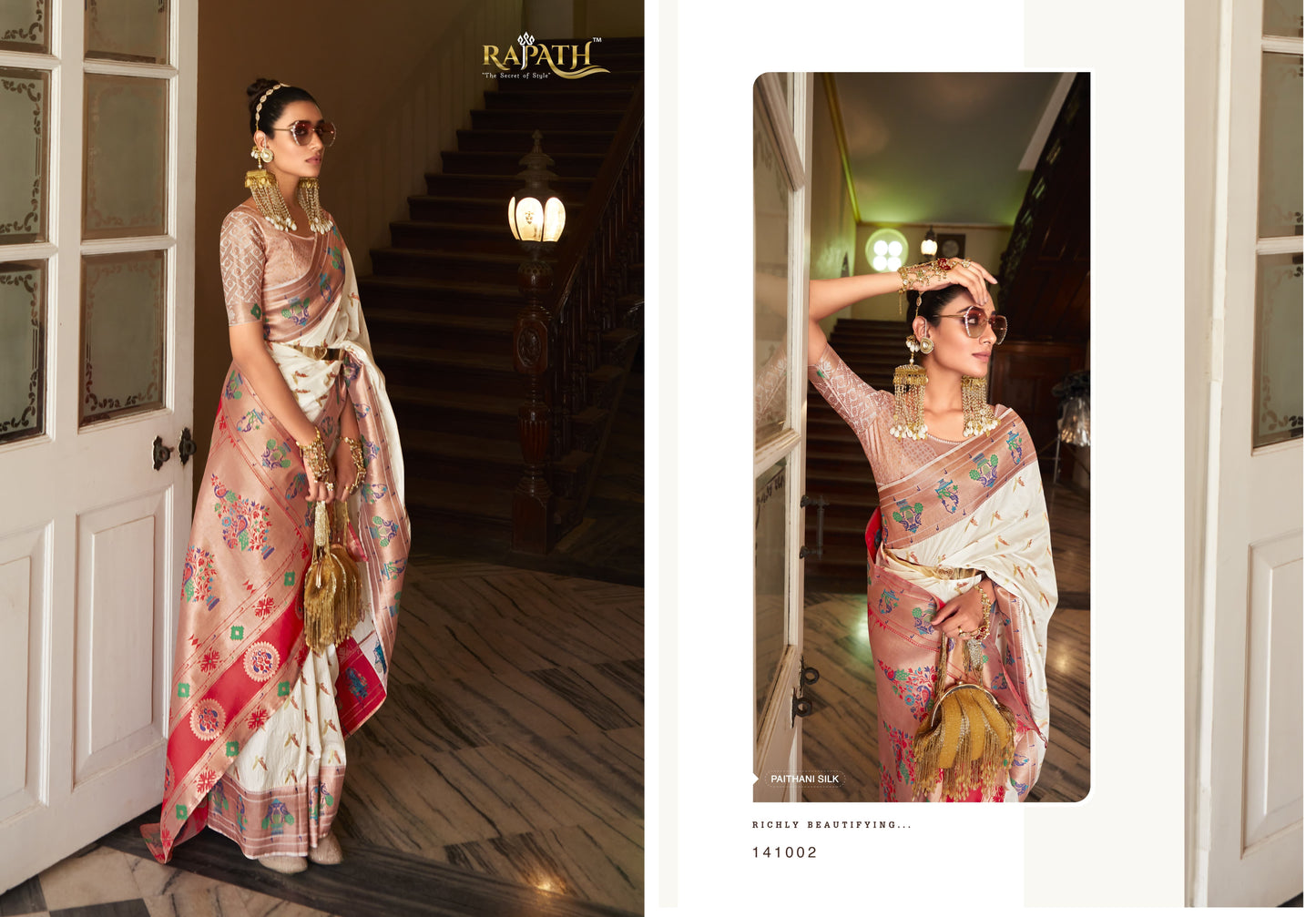 141002 Love Birds Rajpath Silk Sarees
