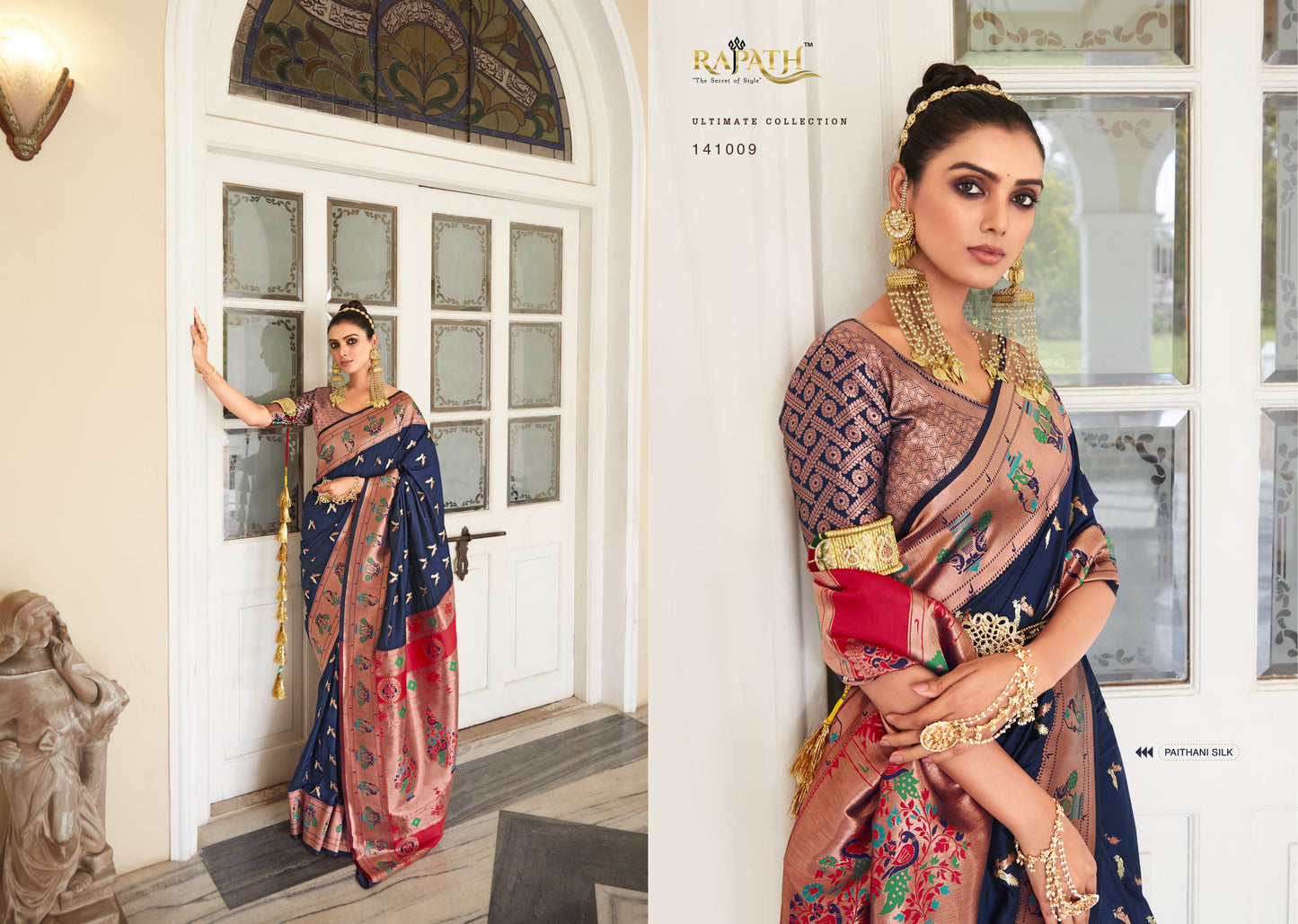 141009 Love Birds Rajpath Silk Sarees