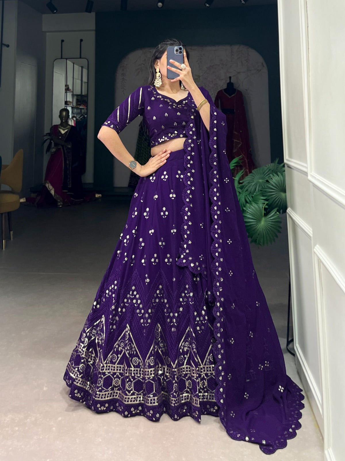 1410 Staard Georgette Lehenga Choli