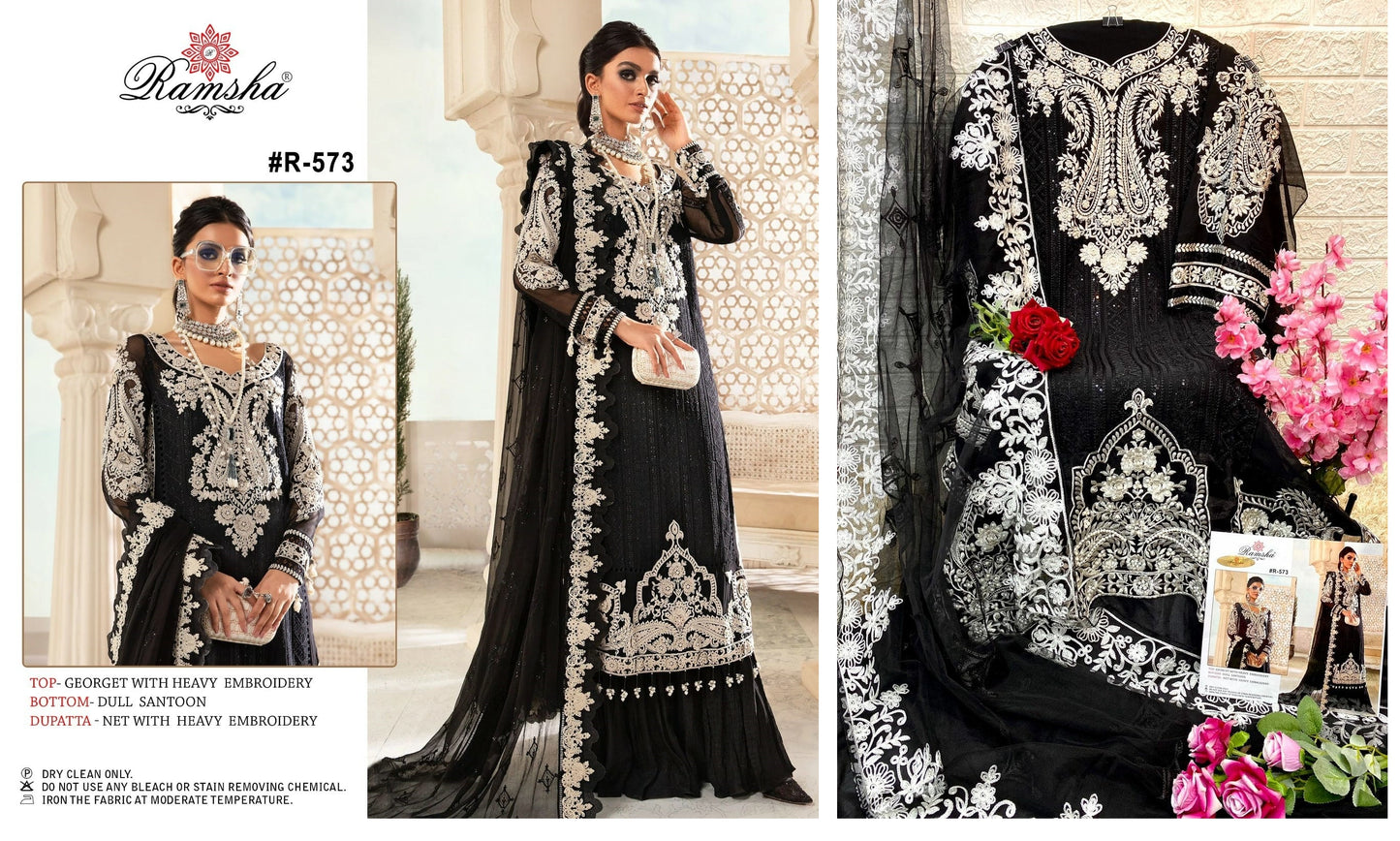 573 Ramsha Pakistani Salwar Suits