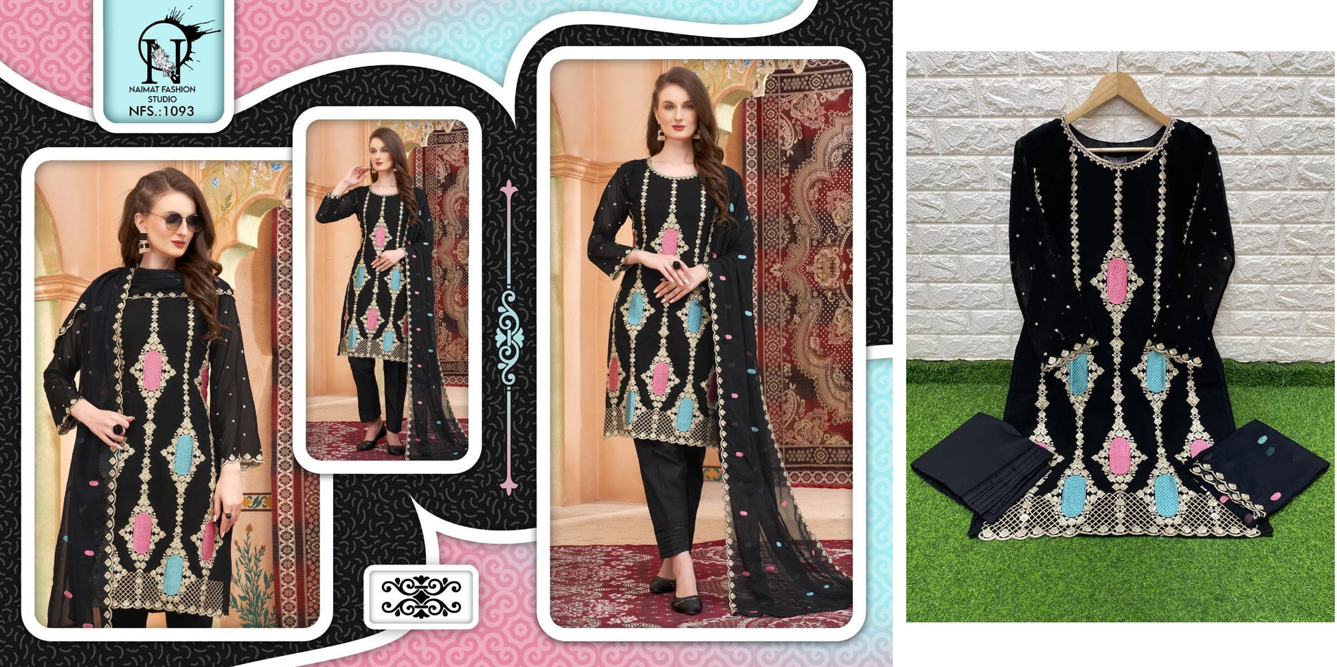 1093 Naimat Fashion Studio Pakistani Readymade Suits