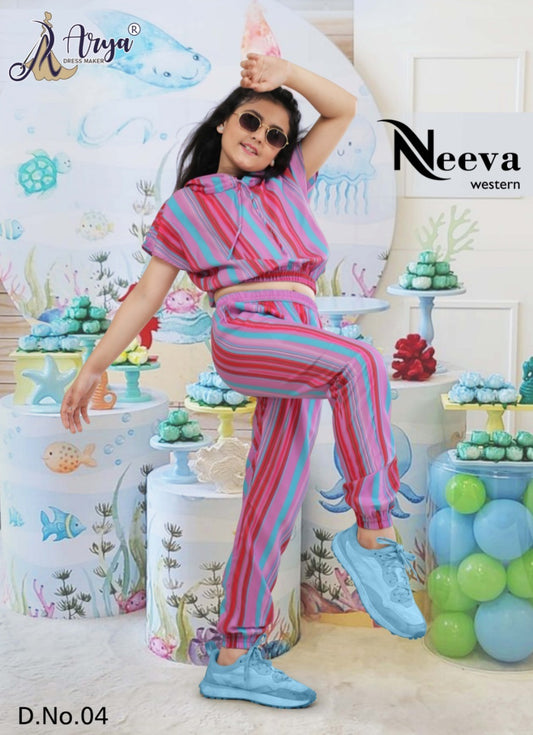 Neeva 04 Adm Girls Co-Ord Set