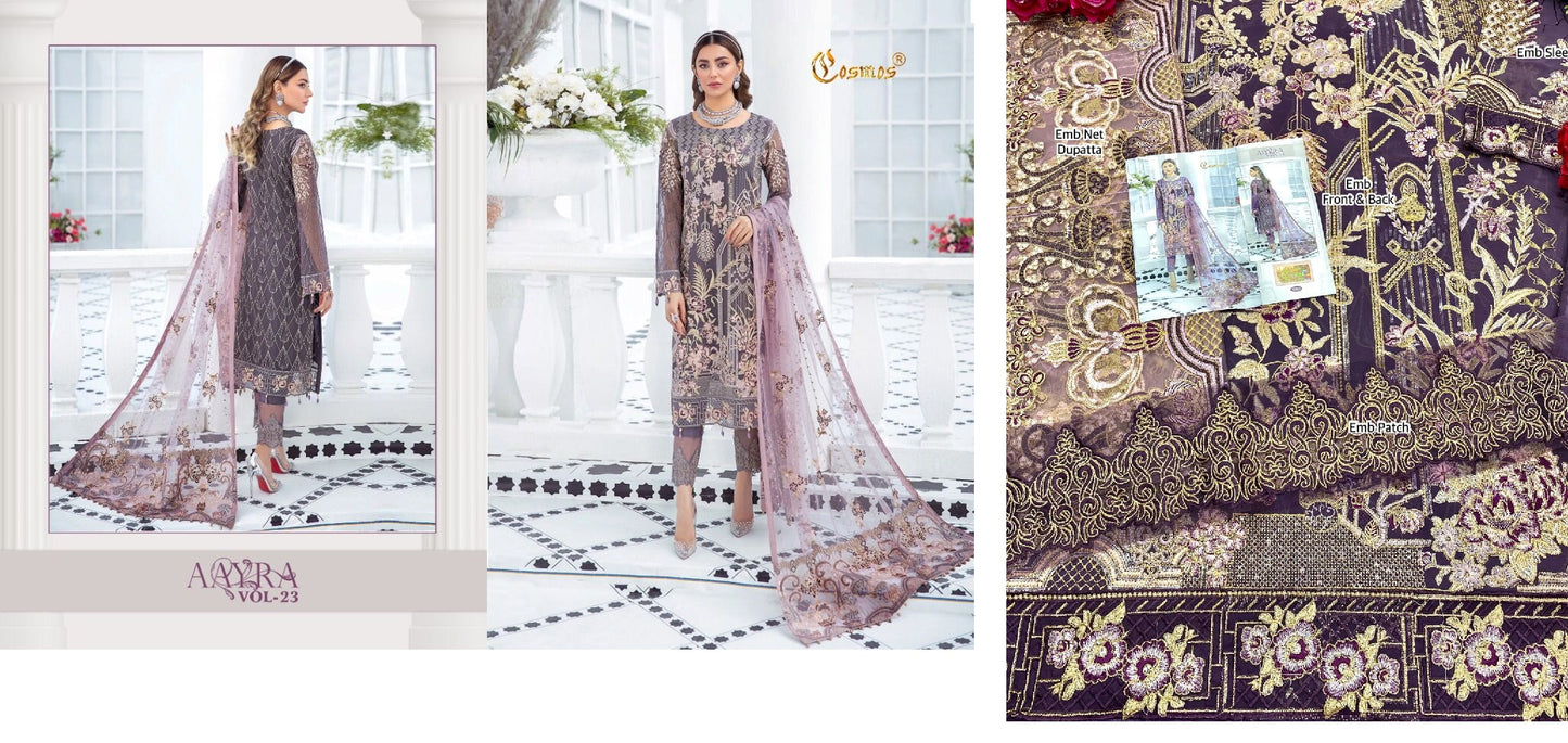 Aayra Vol 23 Cosmos Fashion Pakistani Salwar Suits