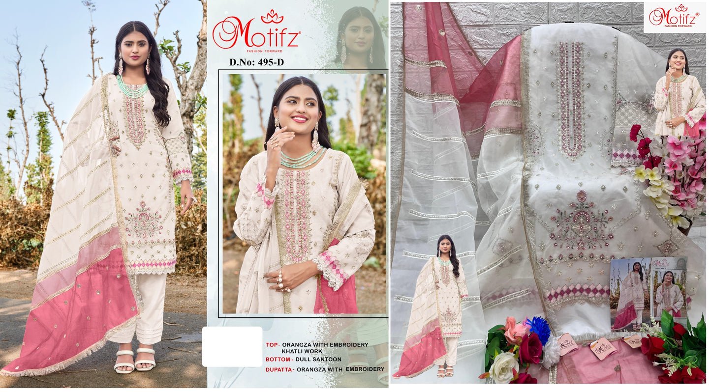 495D Motifz Pakistani Salwar Suits