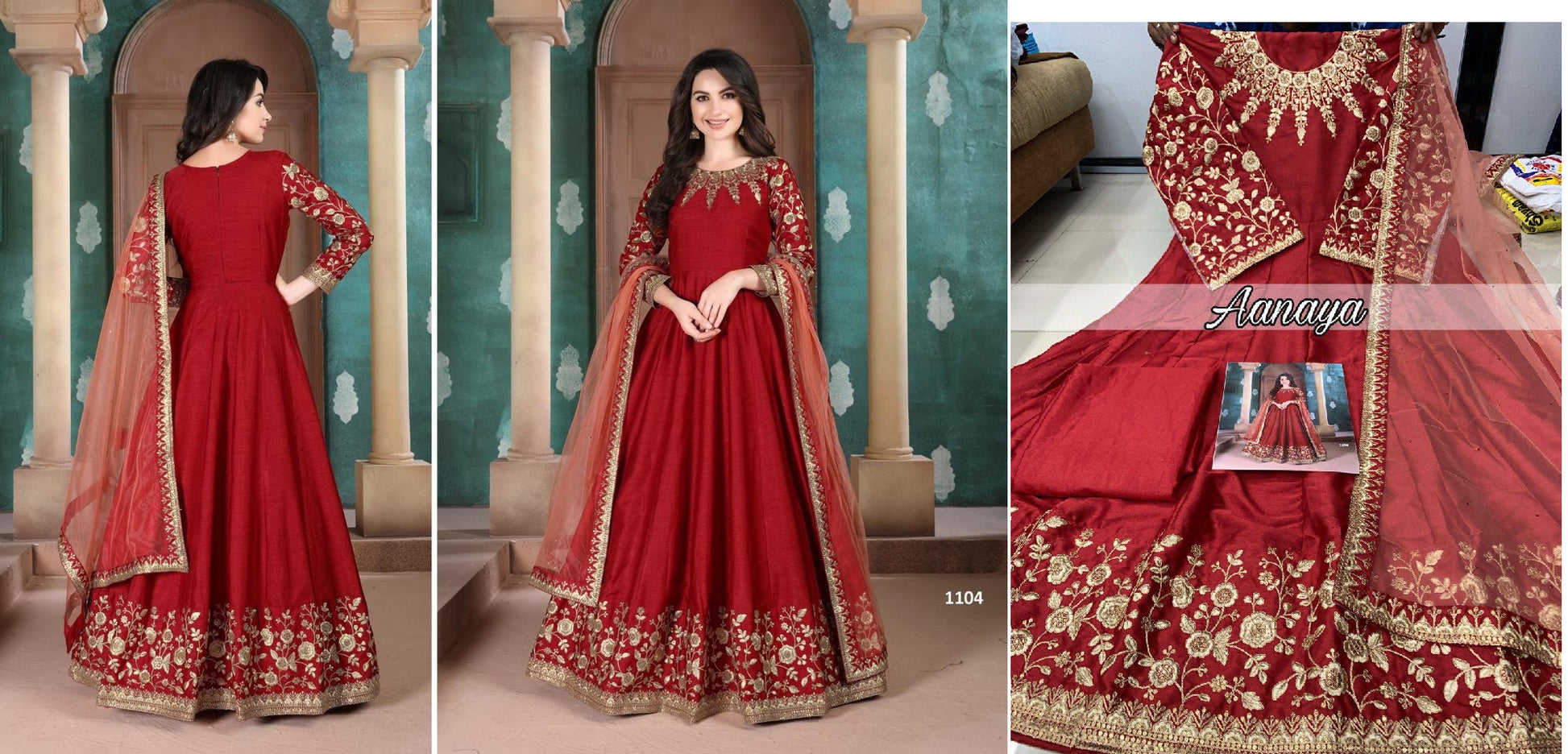 1104 Aanaya Vol 111 Twisha Unstitched Suits
