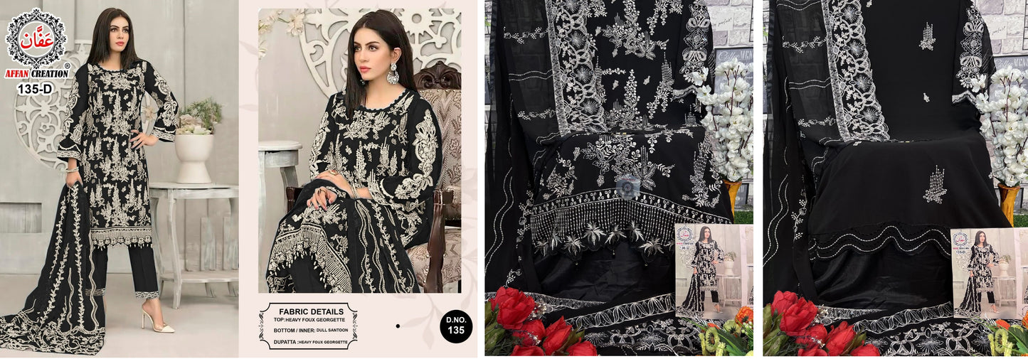 135D Affan Creation Pakistani Salwar Suits