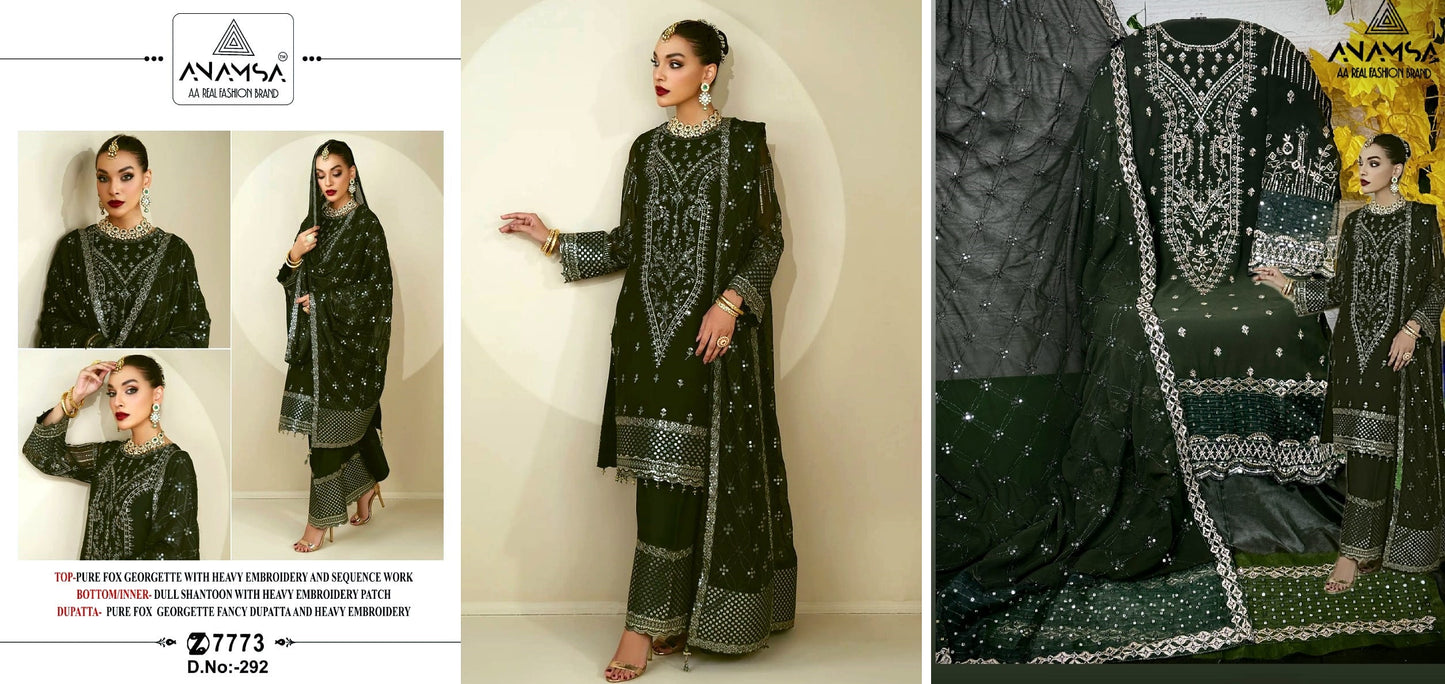 292 Anamsa Pakistani Salwar Suits