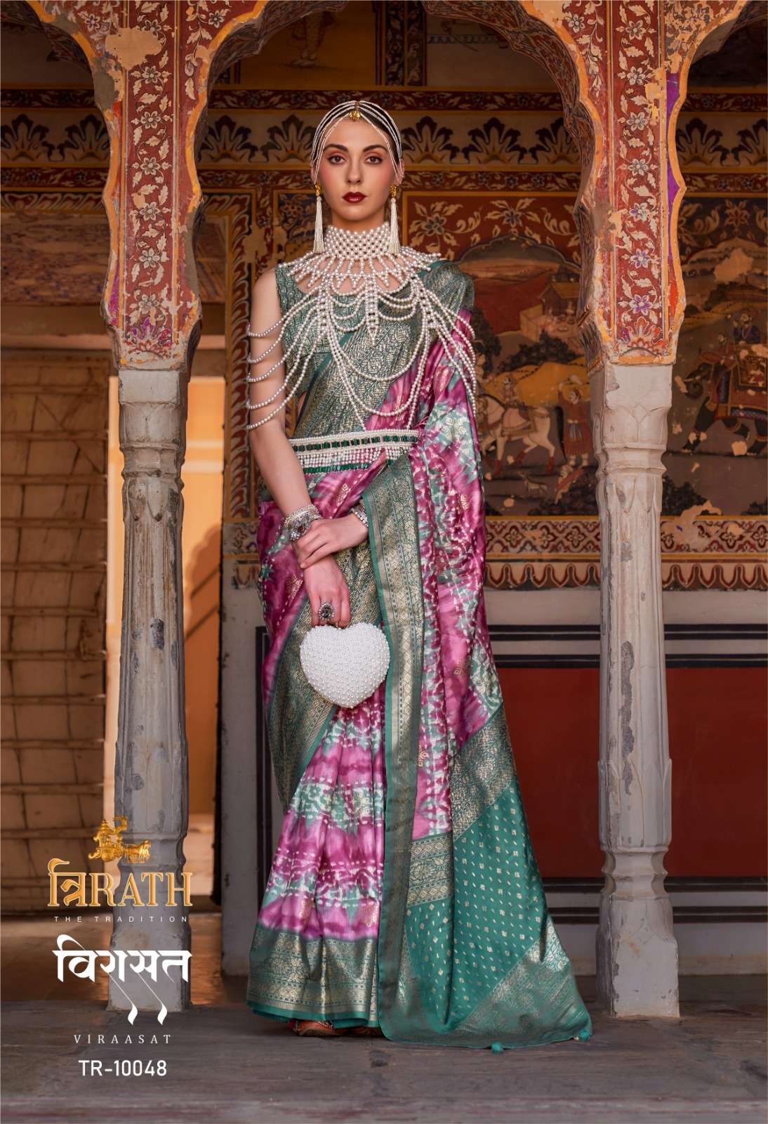 10048 Viraasat Trirath Sarees