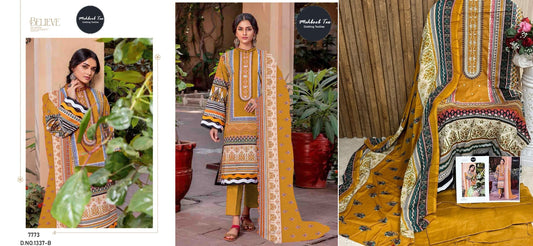 1337B Mehboob Tex Karachi Unstitched Suits