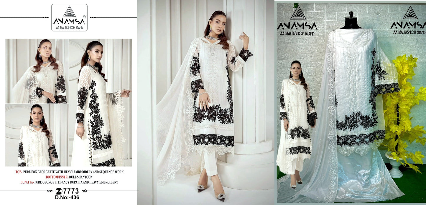 436 Anamsa Pakistani Salwar Suits