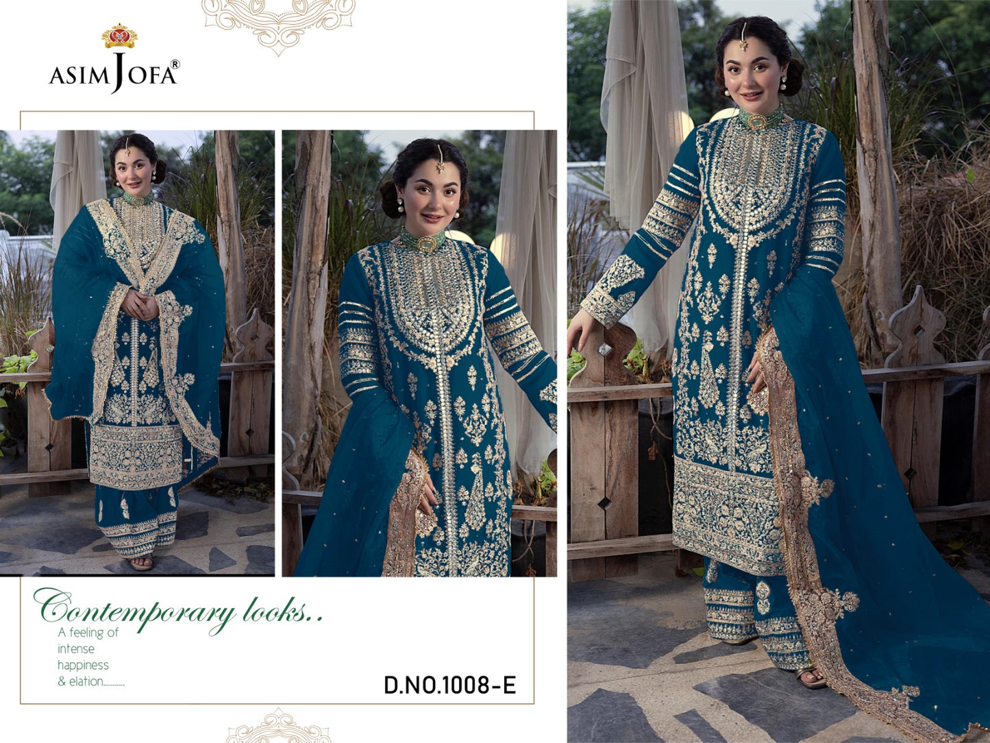 1008E Asim Jofa Pakistani Salwar Suits