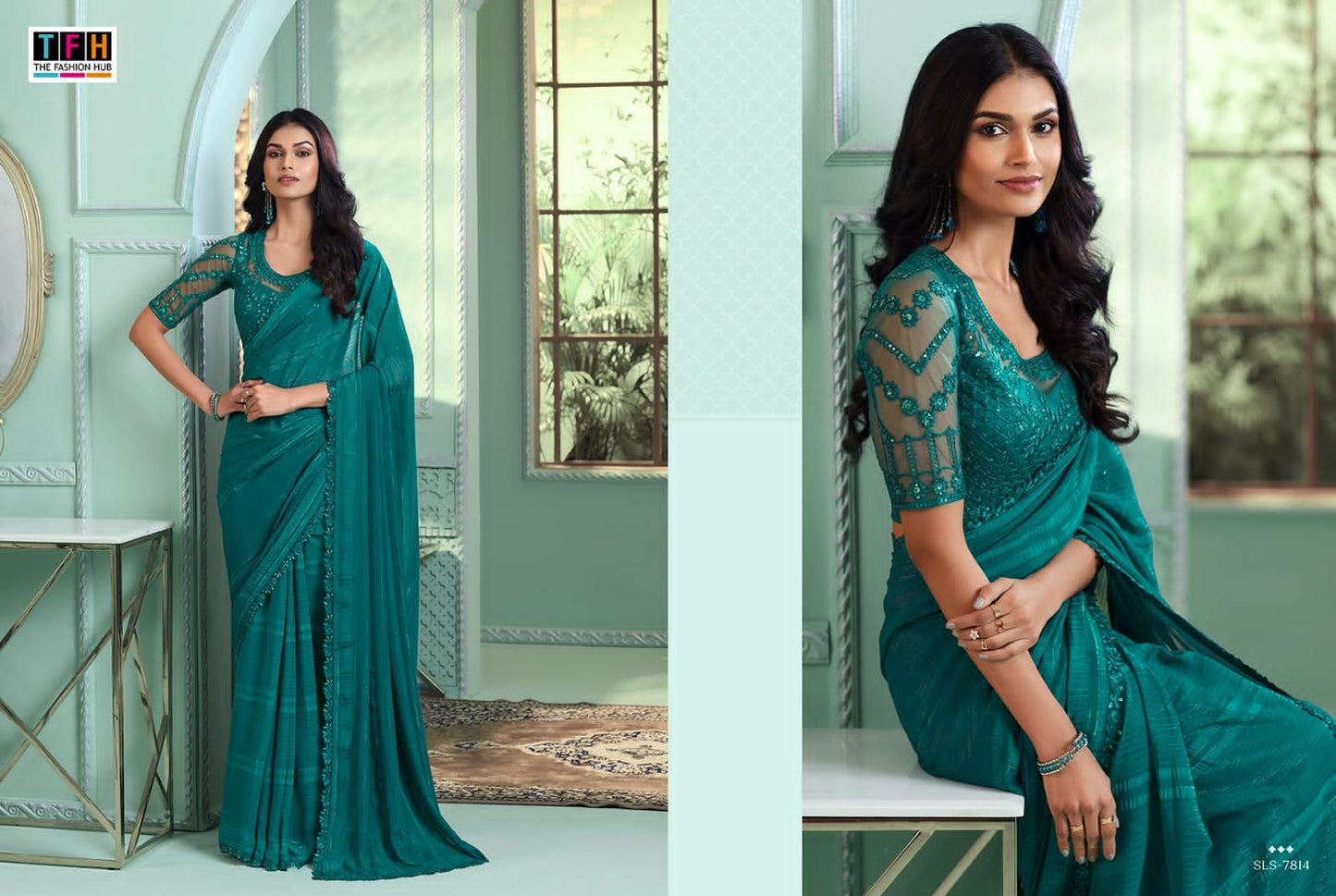 7814 Salsa Style Vol 3 Tfh Sarees