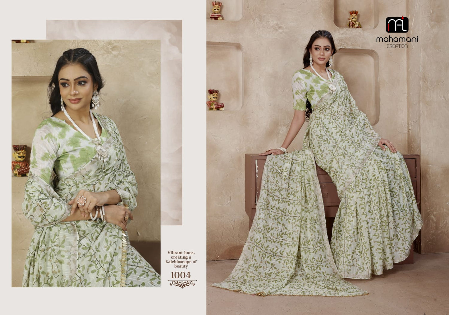 1004 Romaniya Mahamani Creation Sarees