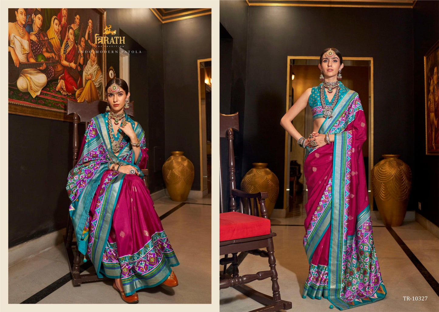 10327 Tuslivan Trirath Sarees