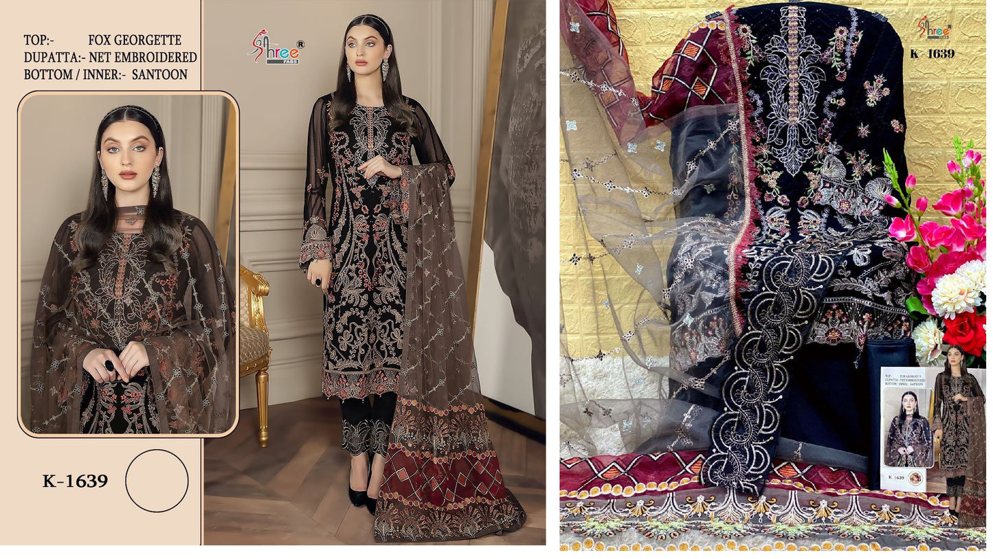 K-1639 Shree Fabs Pakistani Salwar Suits