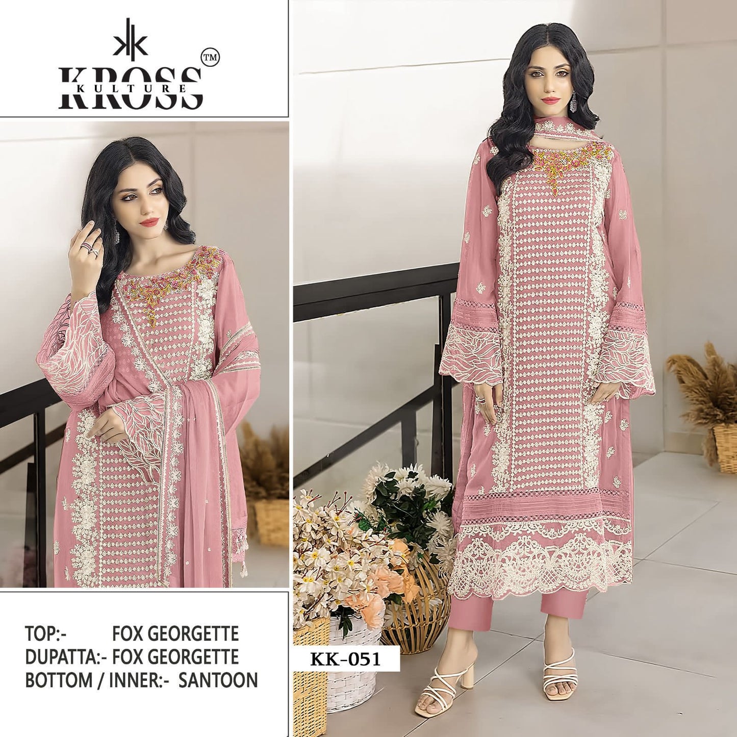 Kk-51 Kross Kulture Pakistani Salwar Suits