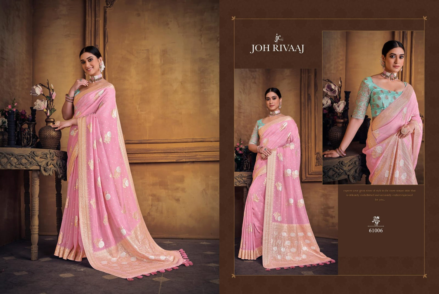 61006 Jayden Vol 610 Joh Rivaaj Sarees