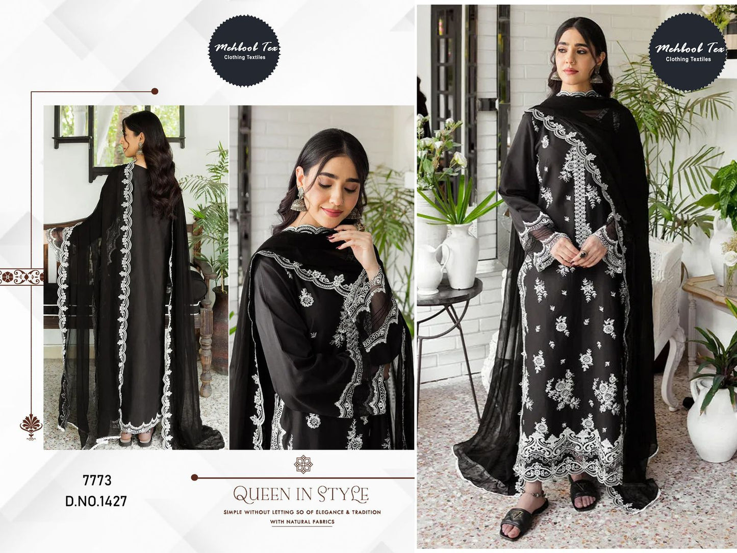 1427 Mehboob Tex Rayon Pakistani Salwar Suits