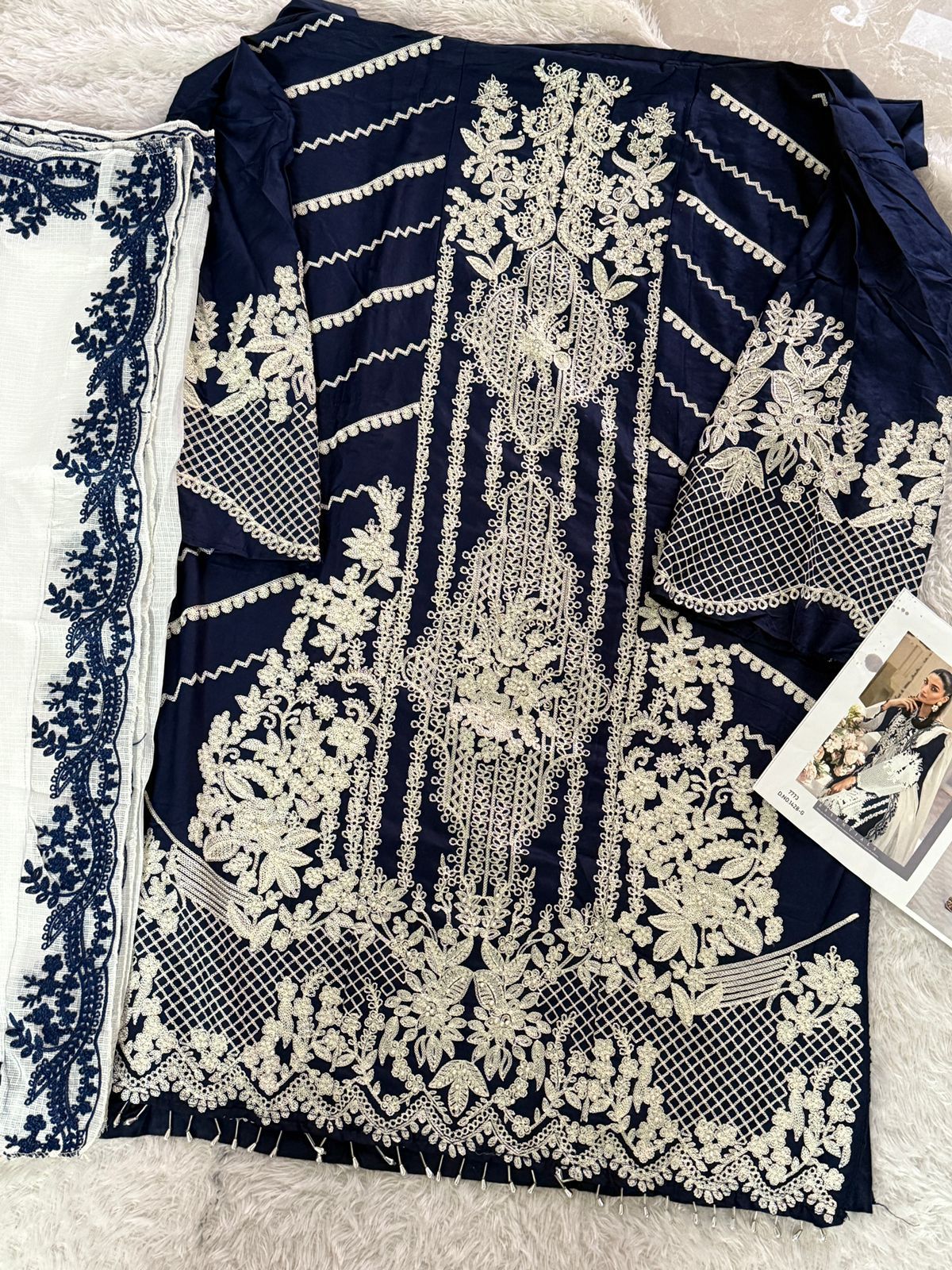 1428-G Mehboob Tex Moti Work Pakistani Salwar Suits