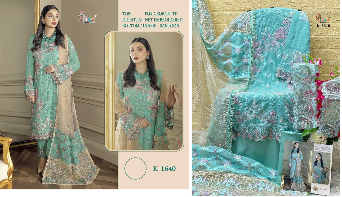 K-1640 Shree Fabs Pakistani Salwar Suits