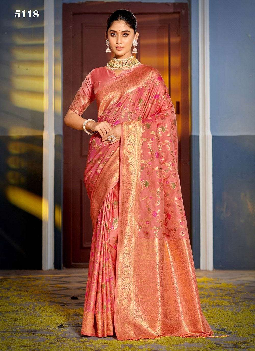 5118 Vastukala Sangam Sarees