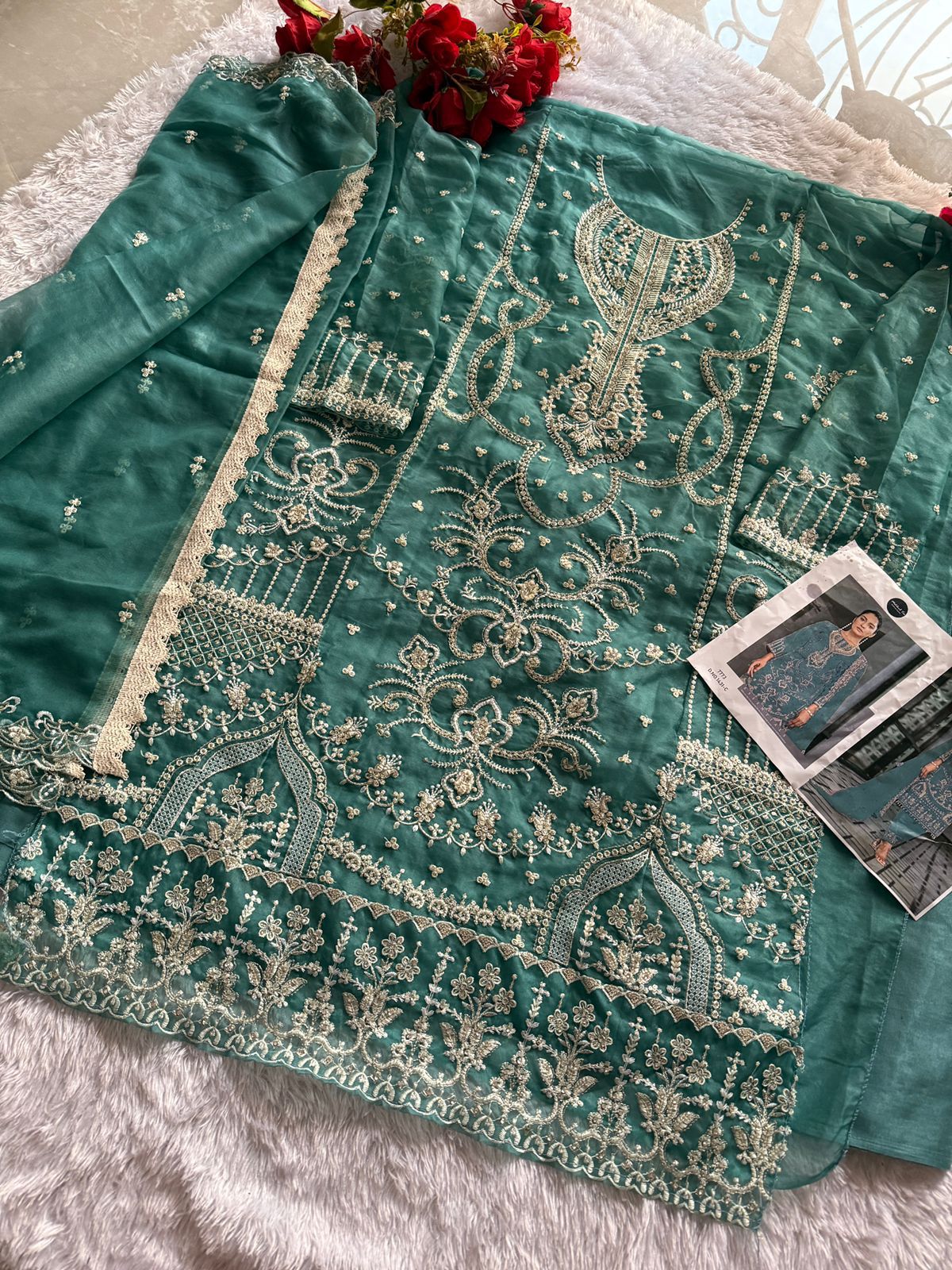 1431C Mehboob Tex Embroidery Pakistani Salwar Suits