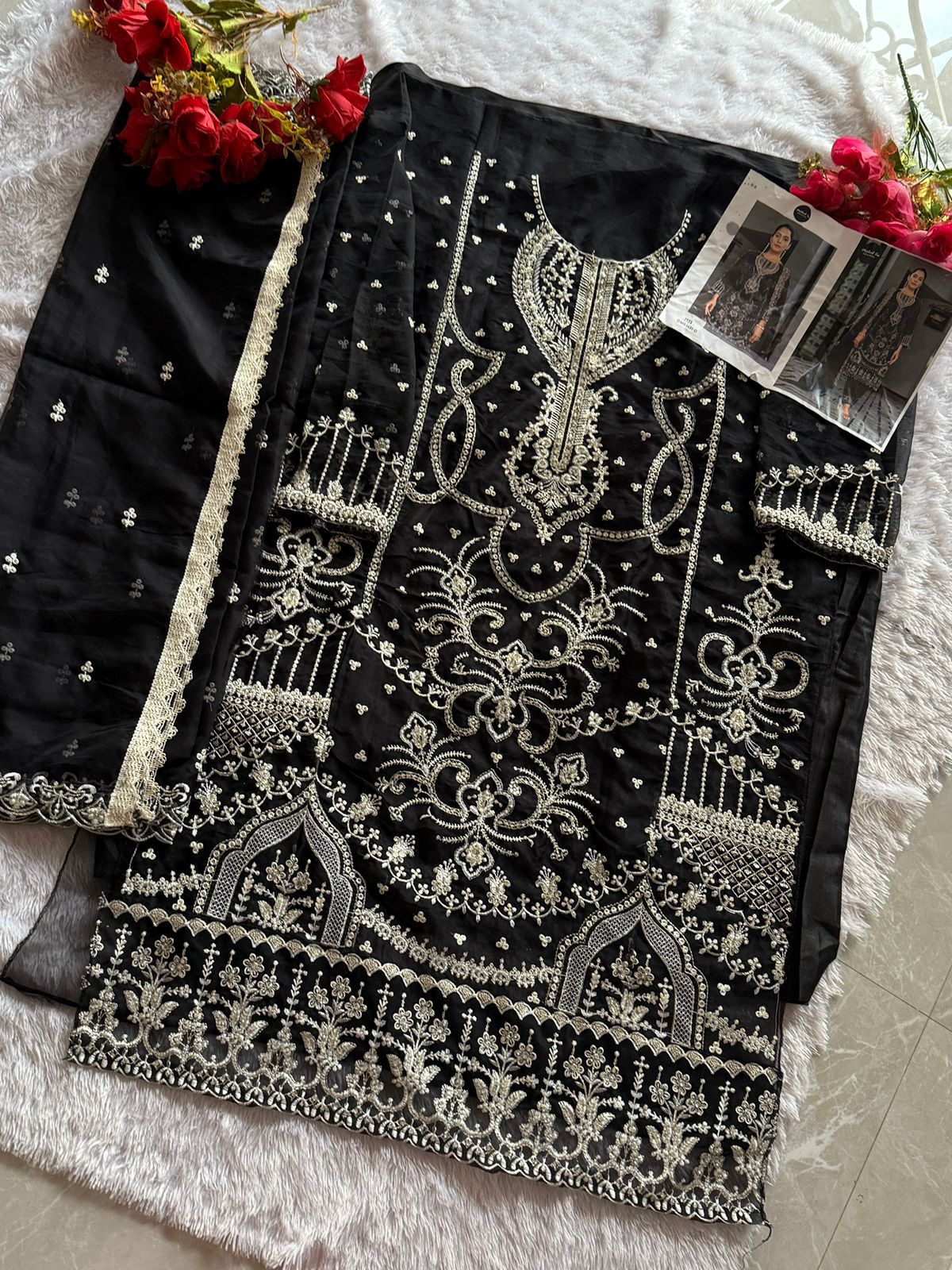 1431D Mehboob Tex Embroidery Pakistani Salwar Suits